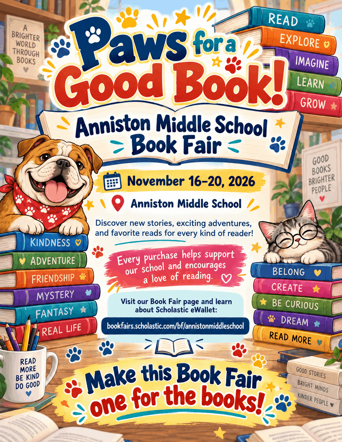 Bookfair Informational Flyer